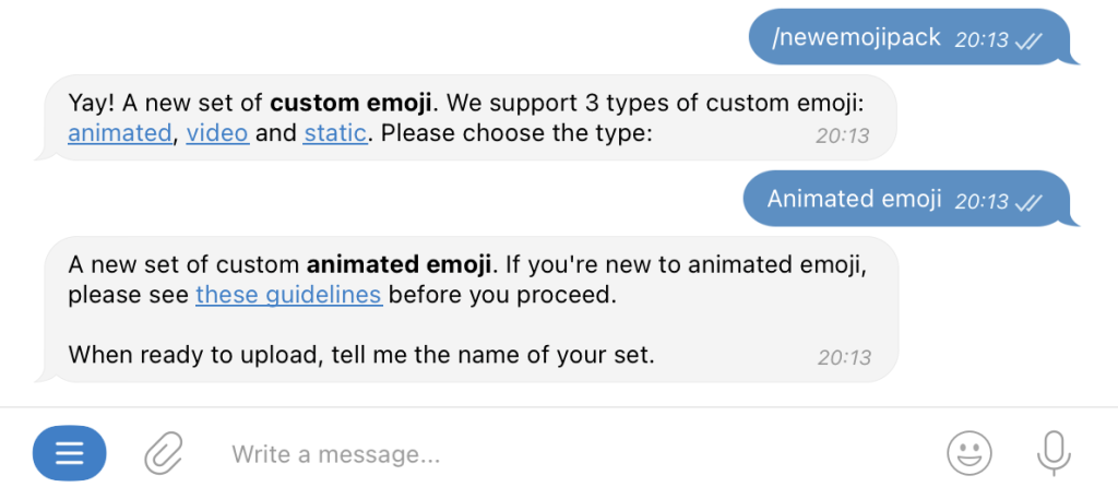  Telegram Emoji GIF Stickers Another Dayu